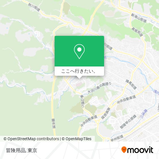 冒険用品地図