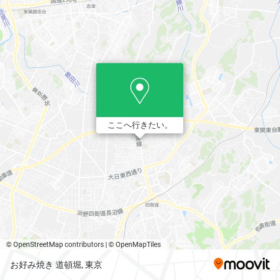 お好み焼き 道頓堀地図