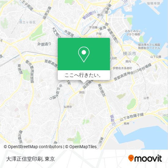 大澤正信堂印刷地図