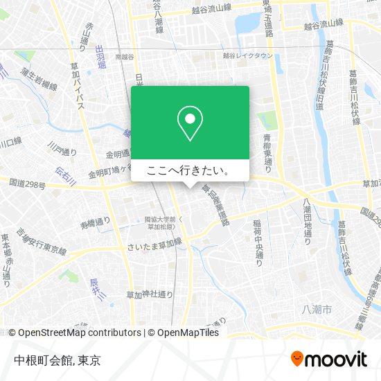 中根町会館地図