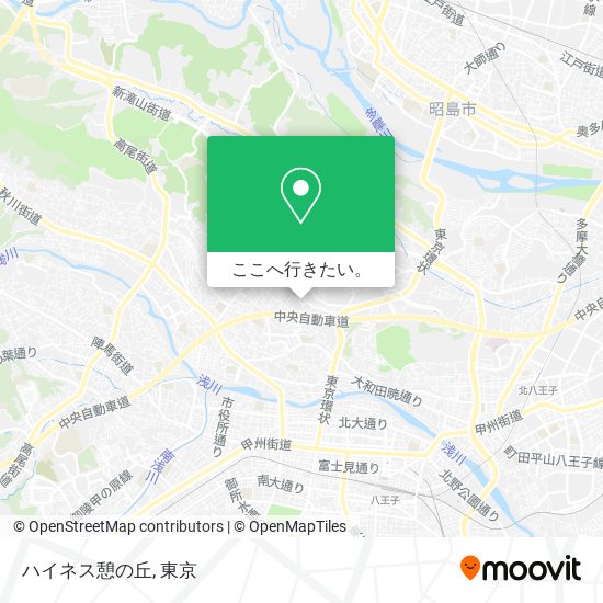 ハイネス憩の丘地図