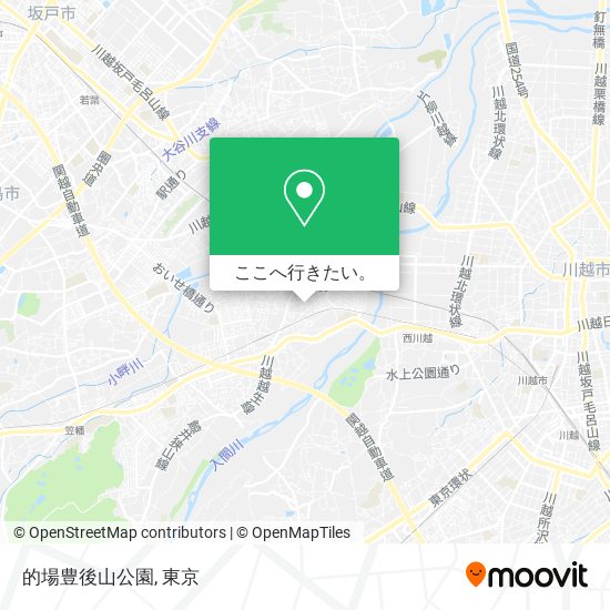 的場豊後山公園地図