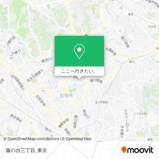 藤の台三丁目地図