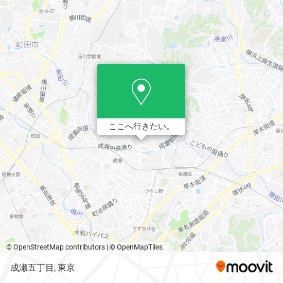 成瀬五丁目地図