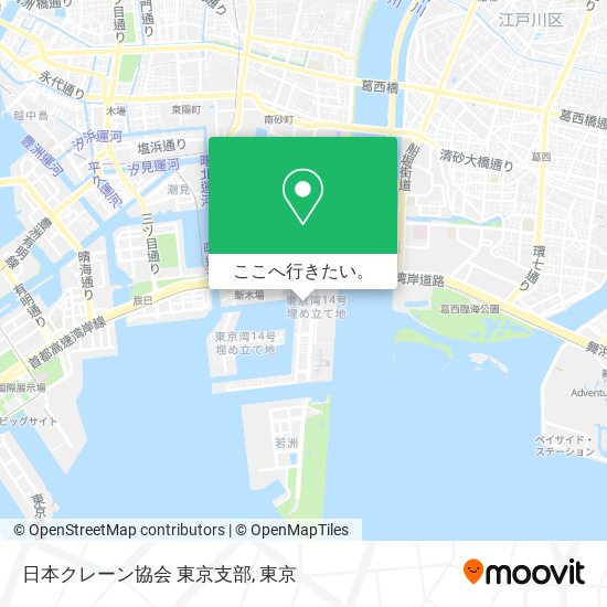 日本クレーン協会 東京支部地図