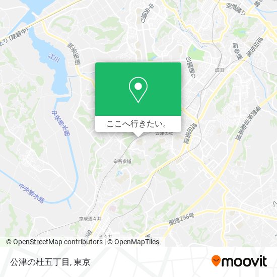 公津の杜五丁目地図