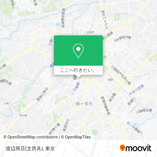 渡辺商店(文房具)地図