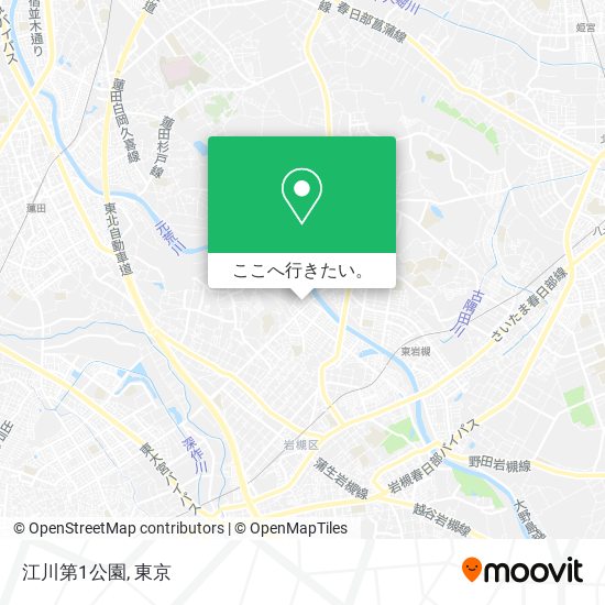 江川第1公園地図