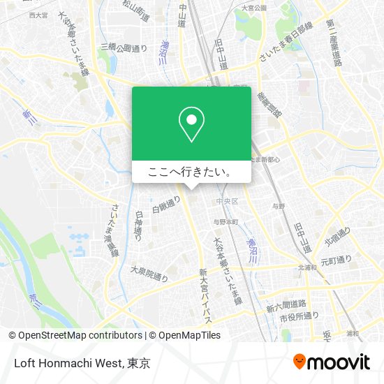 Loft Honmachi West地図