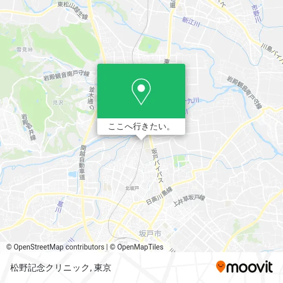 松野記念クリニック地図