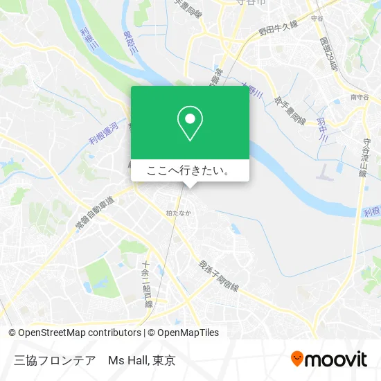 三協フロンテア　Ms Hall地図