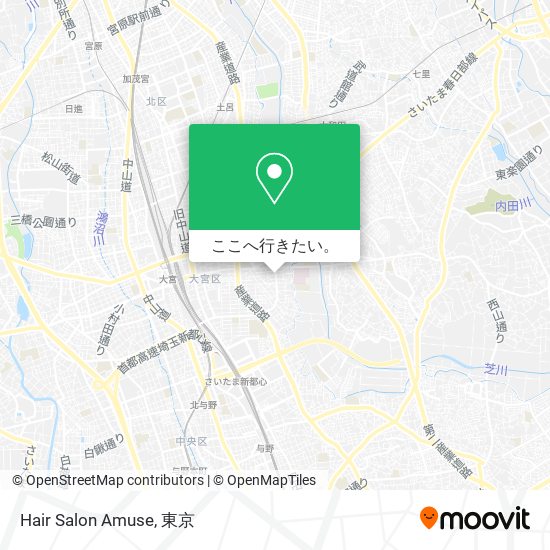 Hair Salon Amuse地図