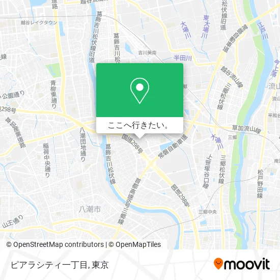 ピアラシティ一丁目地図