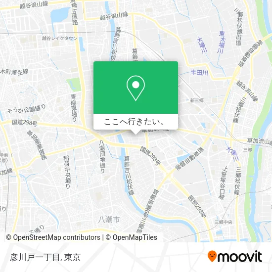 彦川戸一丁目地図