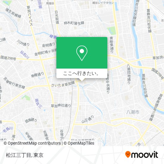 松江三丁目地図