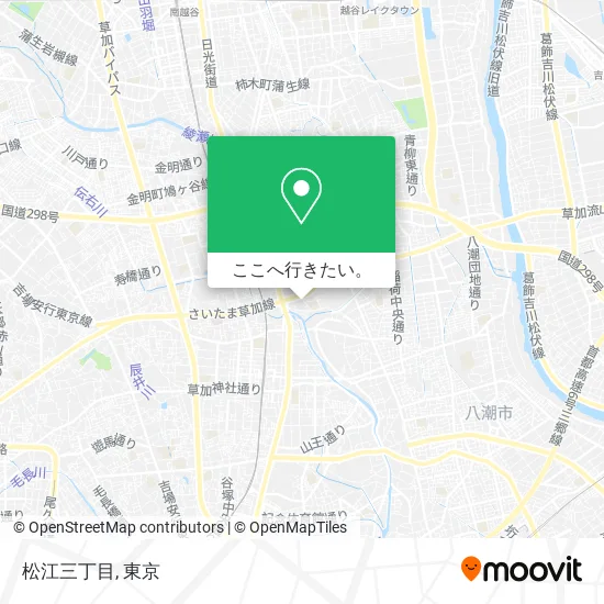 松江三丁目地図
