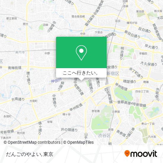 だんごのやよい地図