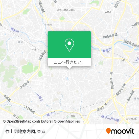 竹山団地案内図地図