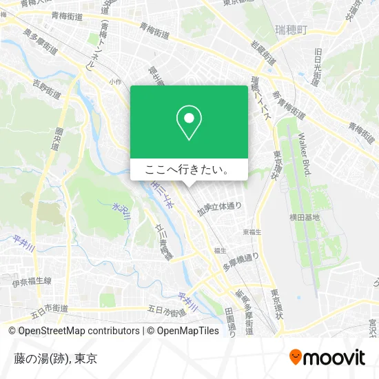 藤の湯(跡)地図