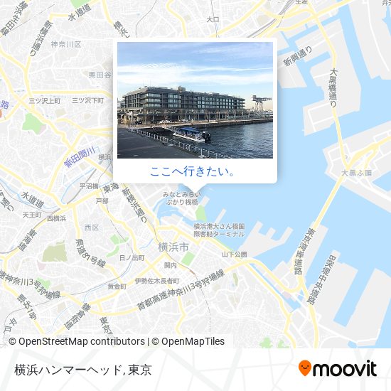 横浜ハンマーヘッド地図