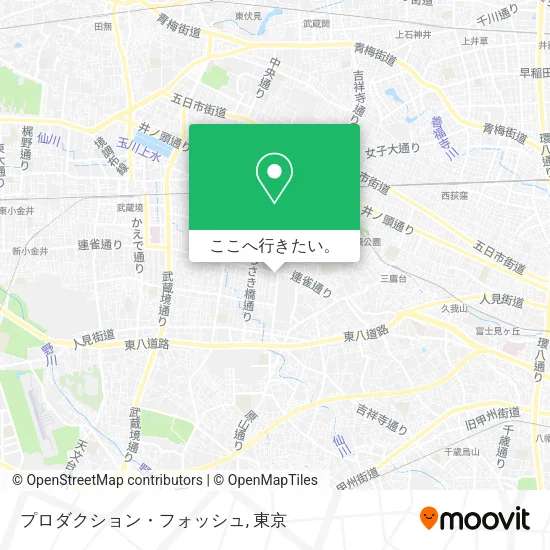 プロダクション・フォッシュ地図