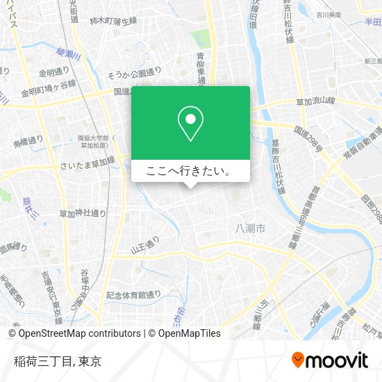 稲荷三丁目地図