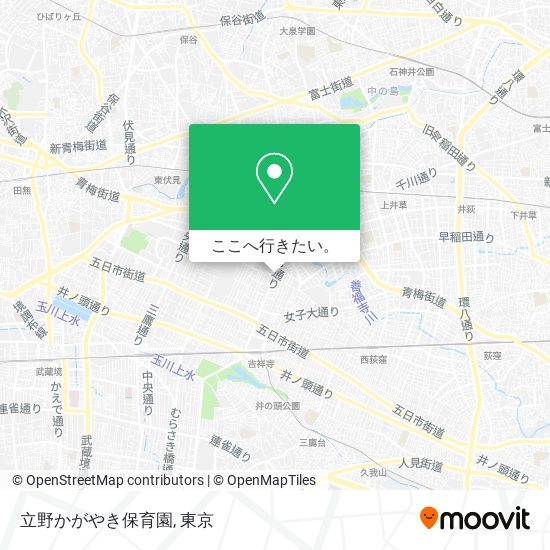 立野かがやき保育園地図