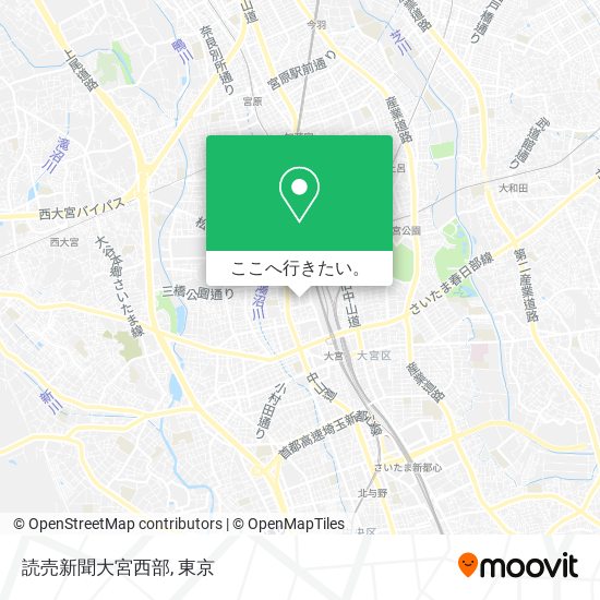 読売新聞大宮西部地図