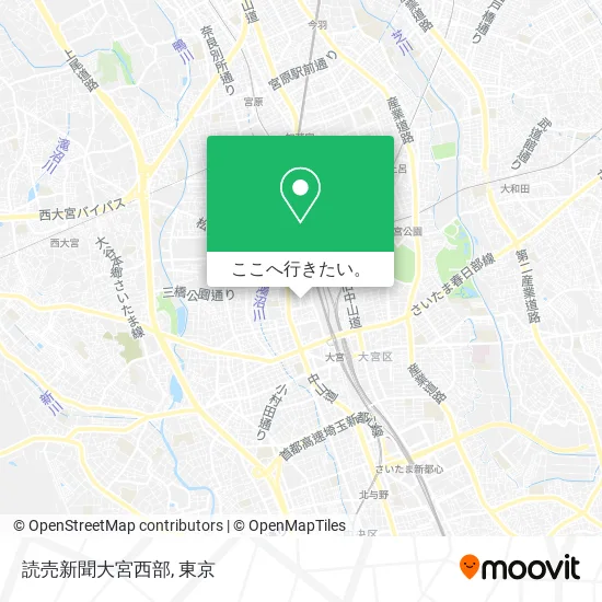 読売新聞大宮西部地図