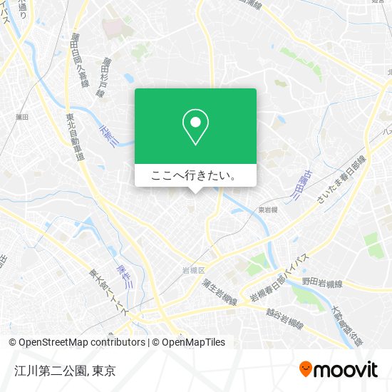 江川第二公園地図