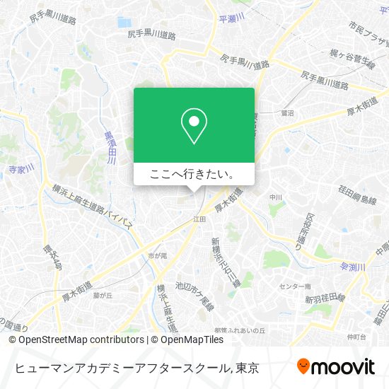 ヒューマンアカデミーアフタースクール地図