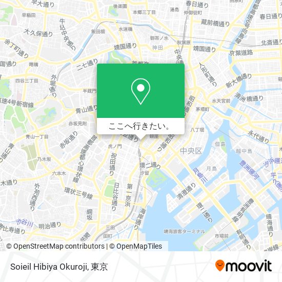 Soieil Hibiya Okuroji地図