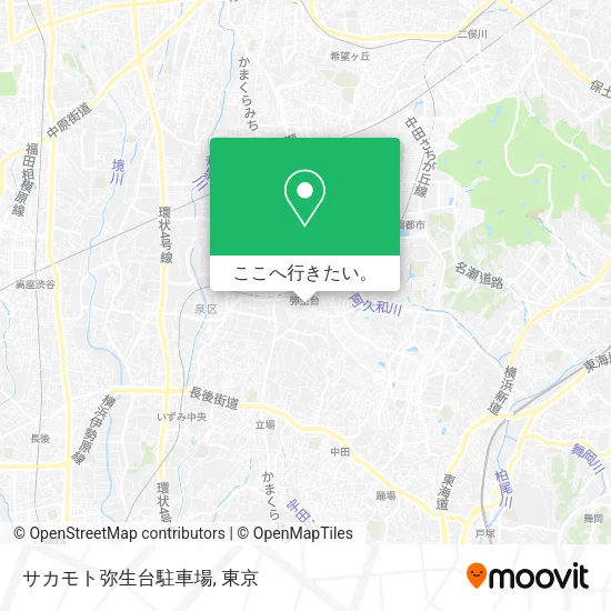 サカモト弥生台駐車場地図