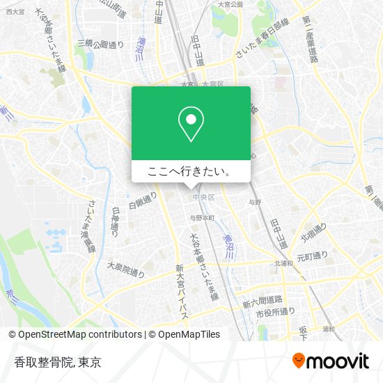 香取整骨院地図