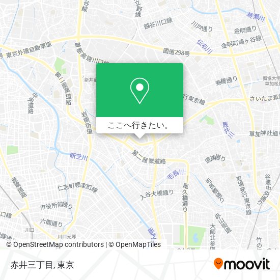 赤井三丁目地図