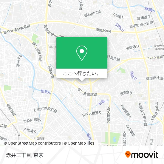 赤井三丁目地図