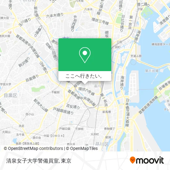清泉女子大学警備員室地図
