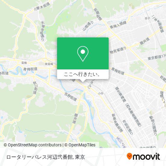 ロータリーパレス河辺弐番館地図