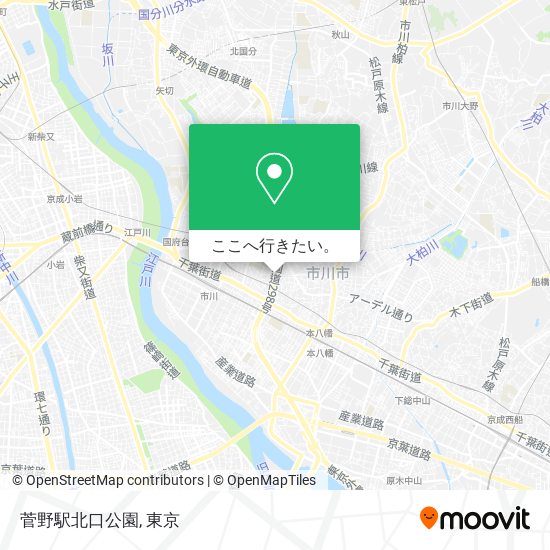 菅野駅北口公園地図