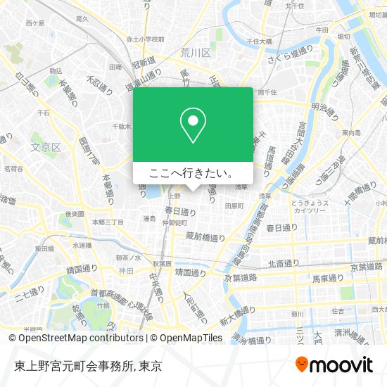 東上野宮元町会事務所地図
