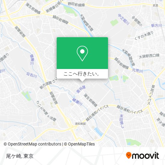 尾ケ崎地図