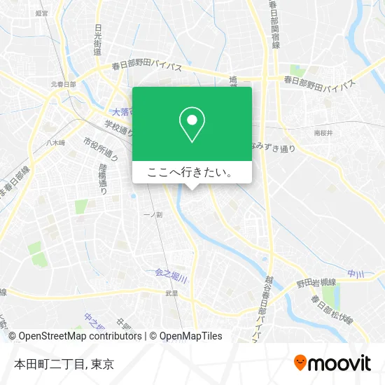 本田町二丁目地図