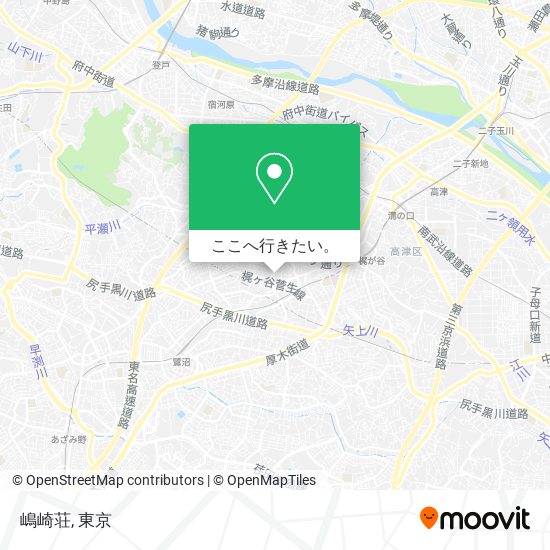嶋崎荘地図