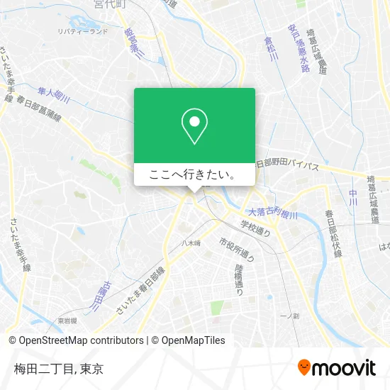 梅田二丁目地図