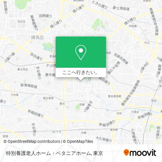 特別養護老人ホーム・ベタニアホーム地図