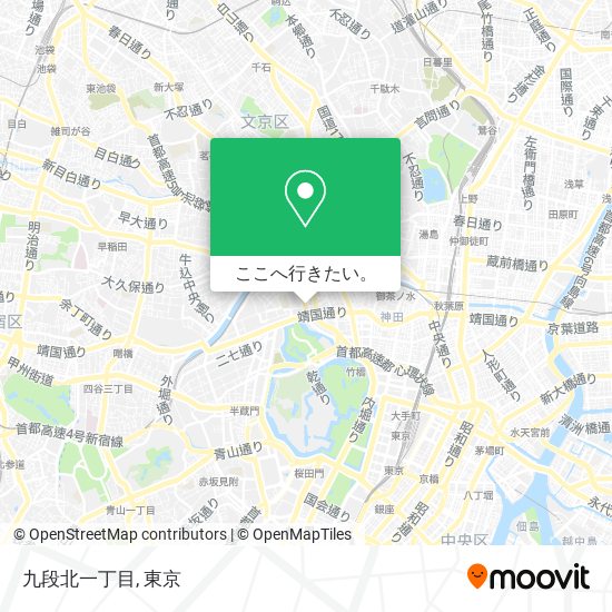 九段北一丁目地図