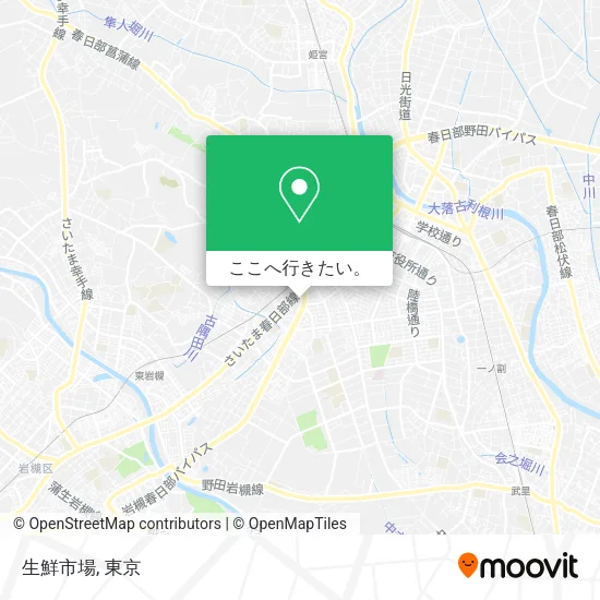 生鮮市場地図