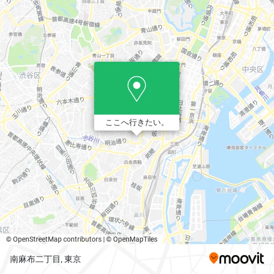 南麻布二丁目地図