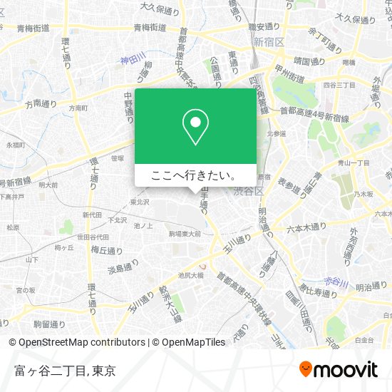 富ヶ谷二丁目地図