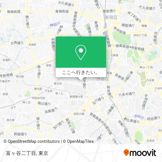 富ヶ谷二丁目地図